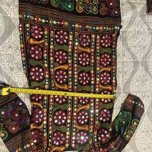 Colorful Embroidered Dress